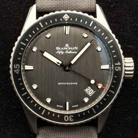  Blancpain Fifty Fathoms Bathyscaphe 43 Mm NEW FULL SET 