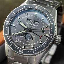 Thumbnail von Blancpain Fifty Fathoms Bathyscaphe Quantième Complet Phases NEW FULL SET