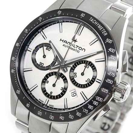  Hamilton Jazzmaster Performer Auto Chrono NEW FULL SET 