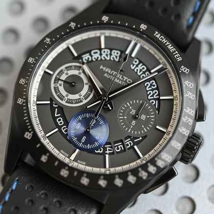  Hamilton Jazzmaster Performer Autochrono Men's Watch 42mm NEW FULL SET 