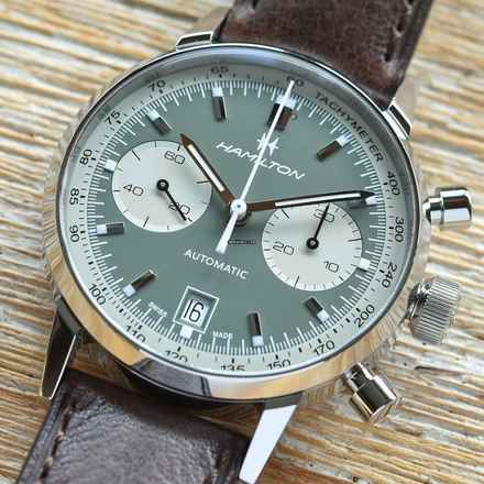  Hamilton Intra-Matic American Classic Intra-matic Chrono Automatic NEW FULL SET 