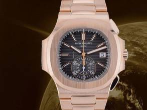 Thumbnail von Patek Philippe Nautilus 5980/1r Roségold Chronograph - Komplettset Neu 2018