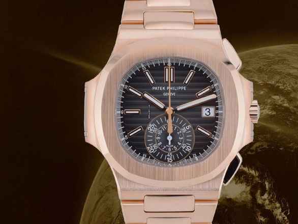 Patek Philippe Nautilus 5980/1r Roségold Chronograph - Komplettset Neu 2018