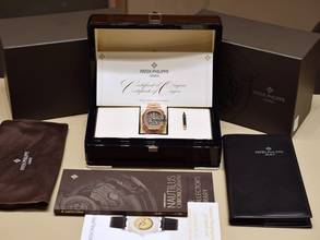 Thumbnail von Patek Philippe Nautilus 5980/1r Roségold Chronograph - Komplettset Neu 2018