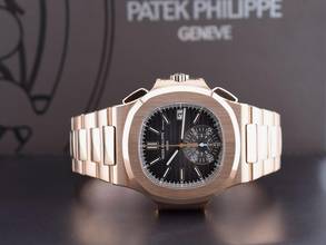 Thumbnail von Patek Philippe Nautilus 5980/1r Roségold Chronograph - Komplettset Neu 2018