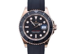 Thumbnail von Rolex Yacht-Master 40 Rose Gold 40mm Ref. 126655 Oysterflex New Stickers 2024