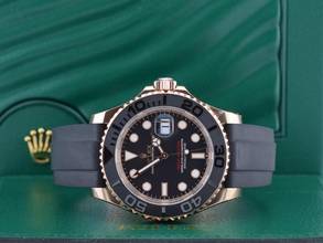 Thumbnail von Rolex Yacht-Master 40 Rose Gold 40mm Ref. 126655 Oysterflex New Stickers 2024
