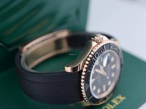 Thumbnail von Rolex Yacht-Master 40 Rose Gold 40mm Ref. 126655 Oysterflex New Stickers 2024