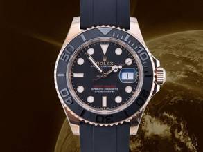 Thumbnail von Rolex Yacht-Master 40 Rose Gold 40mm Ref. 126655 Oysterflex New Stickers 2024