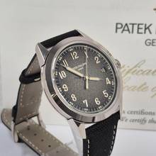 Thumbnail von Patek Philippe Calatrava Textured Charcoal Ouro Branco 40mm Automático Completo