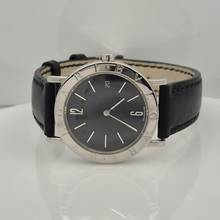 Thumbnail von Bulgari Bulgari BB33 Edelstahl Schwarzes Armband 33mm Quarz Komplett