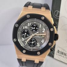 Thumbnail von Audemars Piguet Royal Oak Offshore Chronograph Rubberclad Roségold 42mm Automatik Vollständig