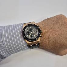 Thumbnail von Audemars Piguet Royal Oak Offshore Chronograph Rubberclad Roségold 42mm Automatik Vollständig