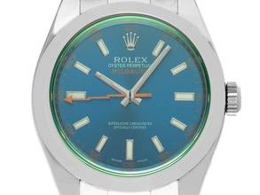 Thumbnail von Rolex Milgauss Elektroblau Ref.116400GV 2016 Full Set wie Neu Vintage Milgauss Elektroblau