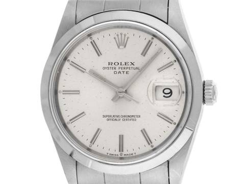 Rolex Oyster Perpetual Date Ref.15200 Bj.1993 Box&Beschreibung sehr Gut Vintage Oyster Perpetual Date