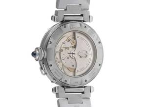 Thumbnail von Cartier Pasha Date Ref.2379 2001 Box&Beschreibung sehr gut Vintage Pasha Date