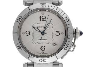 Thumbnail von Cartier Pasha Date Ref.2379 2001 Box&Beschreibung sehr gut Vintage Pasha Date