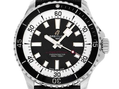 Breitling Superocean Ref.A17375211B1S1 2026 Full Set Ungetragen Superocean Automatic Kautschuk Faltschließe