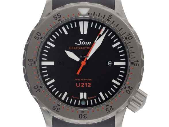  Sinn U212 Taucheruhr Einsatzmesser U212 (EZM 16) Ref.U212 (EZM 16) 212.040 2021 Full Set wie Neu Vintage U212 (EZM 16) 212.040 Kautschuk Faltschließe 