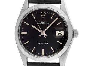 Thumbnail von Rolex Oysterdate Precision Ref.6694 1971 original Box sehr gut Vintage Oysterdate Precision open 6/9