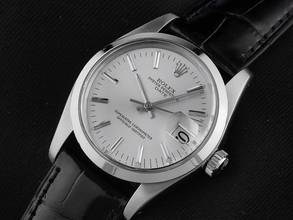 Thumbnail von Rolex Oyster Perpetual Date Ref.1500 1980 original Box sehr guter Zustand Vintage Oyster Perpetual Date open 6/9 Stahl