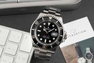 Thumbnail von Rolex Sea-Dweller Single Red Edelstahl Herrenuhr Oyster Ref. 126600 B&P 2018