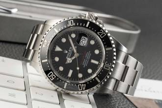 Thumbnail von Rolex Sea-Dweller Single Red Edelstahl Herrenuhr Oyster Ref. 126600 B&P 2018
