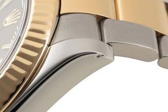 Thumbnail von Rolex Datejust II Black Arabic Dial Stahl / Gold Automatik Herrenuhr Ref 116333 Box