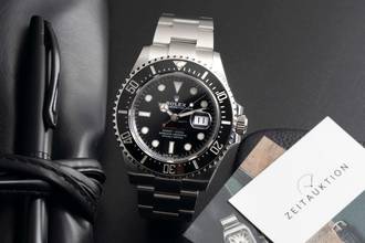 Thumbnail von Rolex Sea-Dweller Single Red Edelstahl Herrenuhr Oyster Ref. 126600 B&P 2018