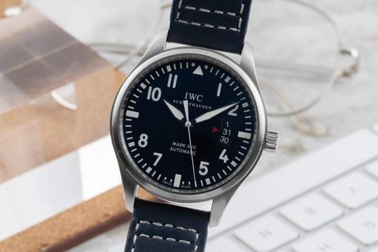  IWC Fliegeruhr Mark Schaffhausen Mark XVII Fliegeruhr Automatik Edelstahl Ref. IW326501 Papiere 