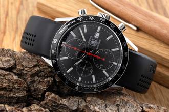 Thumbnail von TAG Heuer Carrera Calibre 16 Chronograph Stahl Automatik Ref. CV2014.FT6014 B&P