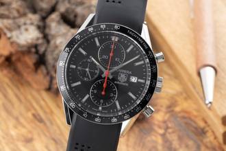 Thumbnail von TAG Heuer Carrera Calibre 16 Chronograph Stahl Automatik Ref. CV2014.FT6014 B&P