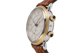 Thumbnail von Maurice Lacroix Reveil Stahl / Gold Handaufzug MOP Damenuhr Ref. 63511 B&P 1994