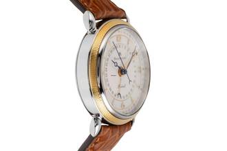 Thumbnail von Maurice Lacroix Reveil Stahl / Gold Handaufzug MOP Damenuhr Ref. 63511 B&P 1994