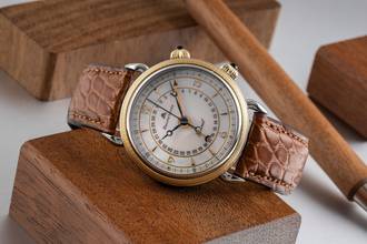 Thumbnail von Maurice Lacroix Reveil Stahl / Gold Handaufzug MOP Damenuhr Ref. 63511 B&P 1994