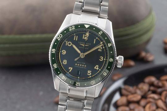  Longines Spirit Zulu Time Stahl Automatik Herrenuhr Ref. L3.802.4.63.6 B&P 2025 