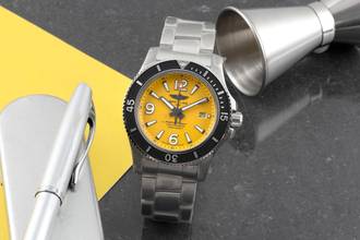 Thumbnail von Breitling Superocean 44 Stahl Automatik Herrenuhr Ref. A17367D81C1A1 B&P 2020