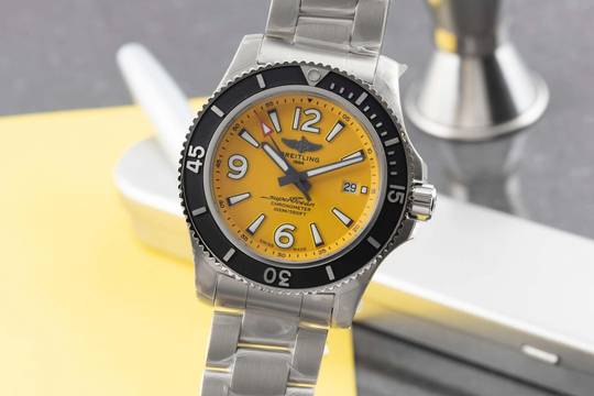  Breitling Superocean 44 Stahl Automatik Herrenuhr Ref. A17367D81C1A1 B&P 2020 