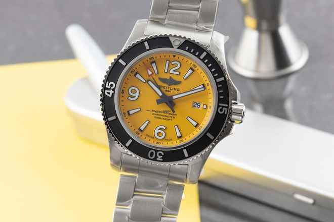  Breitling Superocean 44 Stahl Automatik Herrenuhr Ref. A17367D81C1A1 B&P 2020 