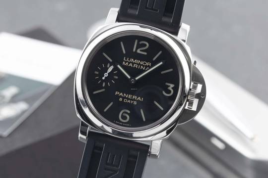  Panerai Luminor Marina 8 Days Edelstahl Handaufzug Ref. PAM00510 B&P 2014 