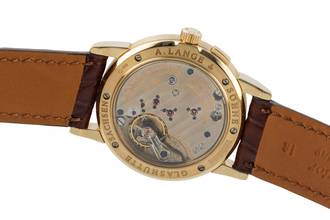 Thumbnail von A. Lange & Söhne Saxonia Großdatum 18K (0,750) Gold Handaufzug 105.021 Box