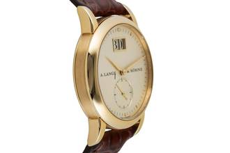 Thumbnail von A. Lange & Söhne Saxonia Großdatum 18K (0,750) Gold Handaufzug 105.021 Box