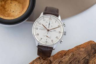 Thumbnail von IWC Portugieser Chronograph Stahl Automatik Herrenuhr Ref. IW371401
