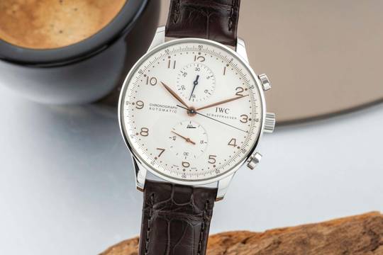  IWC Portugieser Chronograph Stahl Automatik Herrenuhr Ref. IW371401 