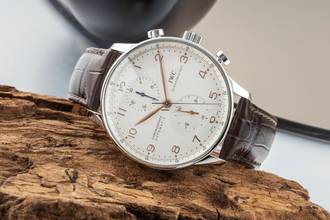 Thumbnail von IWC Portugieser Chronograph Stahl Automatik Herrenuhr Ref. IW371401