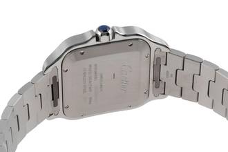 Thumbnail von Cartier Santos Steel Automatic Men's Watch Medium WSSA0013 B&P 2020