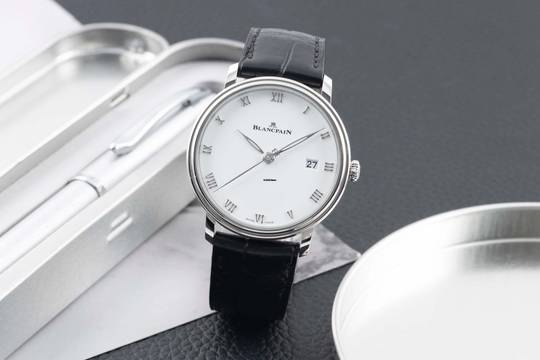 Blancpain Villeret Ultraflach Stahl Automatik Herren Ref. 6224 1127 55B B&P 2025