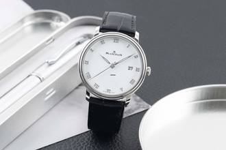 Thumbnail von Blancpain Villeret Ultraflach Stahl Automatik Herren Ref. 6224 1127 55B B&P 2025