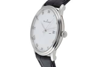 Thumbnail von Blancpain Villeret Ultraflach Stahl Automatik Herren Ref. 6224 1127 55B B&P 2025