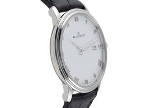 Thumbnail von Blancpain Villeret Ultraflach Stahl Automatik Herren Ref. 6224 1127 55B B&P 2025